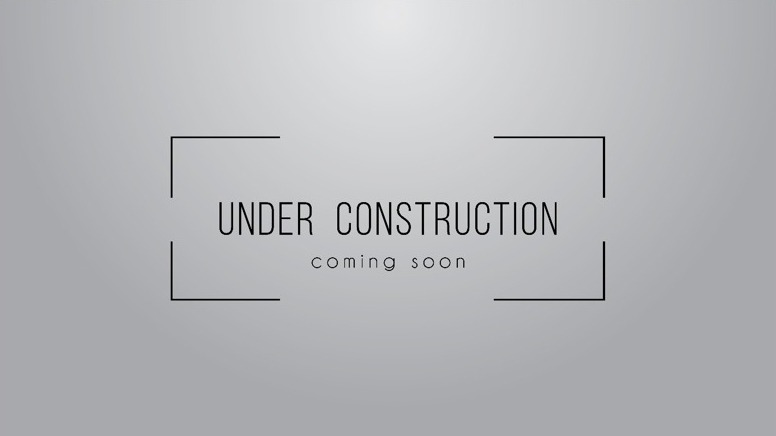 A gray background with the words under construction.